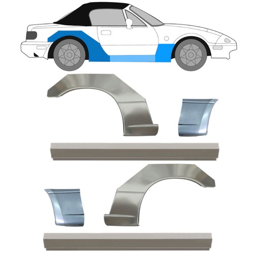 Sill front rear fender - +,