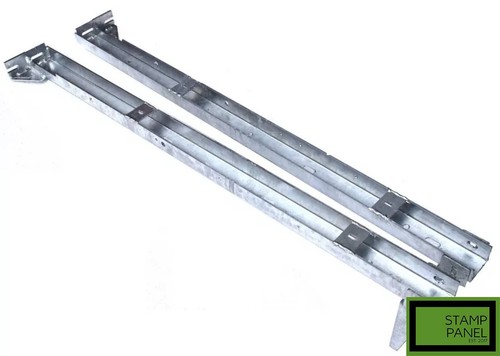 Pair galvanised sill rail - pair,