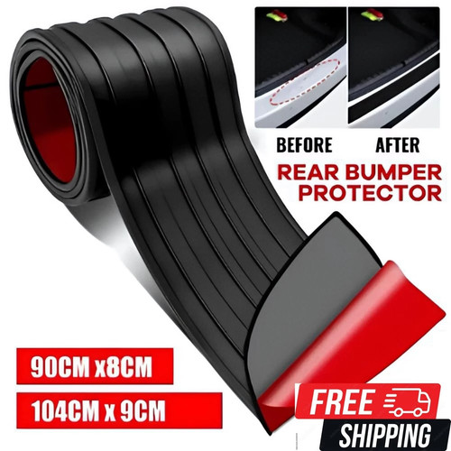 Car rear boot bumper sill - rear, boot-bumper