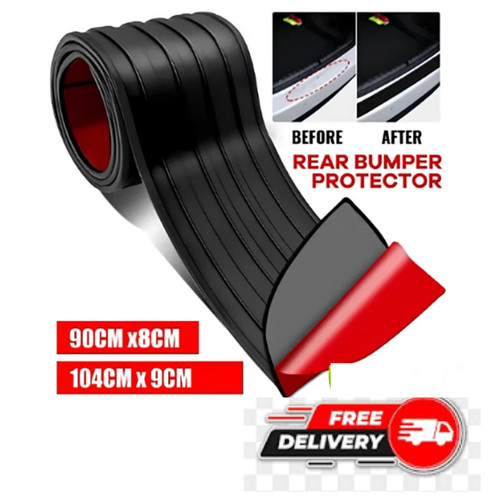 Car rear boot bumper - sill, body
