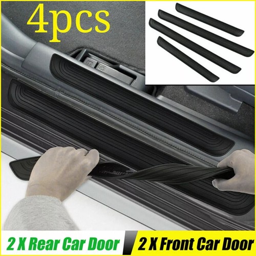 Rubber car door scuff - 4x, plate