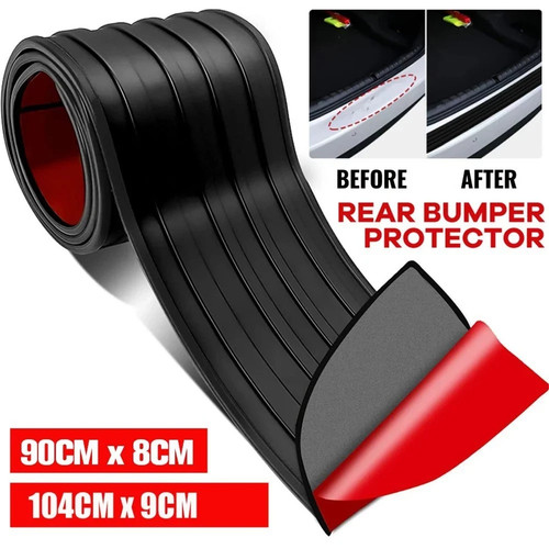 Car rear boot bumper - sill, body